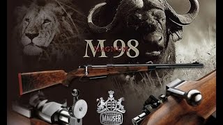 Mauser M98 Magnum bolt action hunting rifle at SHOT Show 2015 [upl. by Margette]