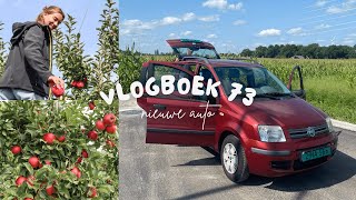 NiEUWE AUTO KOPEN amp APPELSPLUKKEN  vlogboek 73  famderooij [upl. by Nnaoj501]