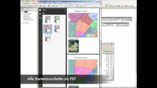 Neues in ArcGIS 10  Erstellen von Kartenserien [upl. by Alper]