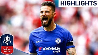 Chelsea 20 Southampton  Great Solo Goal by Giroud Sends Chelsea to Final  Emirates FA Cup 1718 [upl. by Stucker]