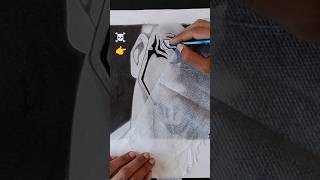 Anime Drawing👉☠️sketch ❤👉💞art drawing anime ytshorts viralshorts reels shorts [upl. by Damali]