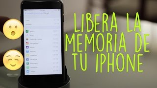 Tutorial  Libera Memoria de tu iPhone [upl. by Saturday]