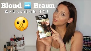 Krasser Unterschied 😱 Von Blond zu Braun  Haare färben DIY [upl. by Evot]