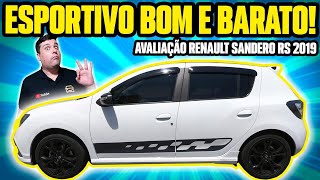 RENAULT SANDERO RS  ESPORTIVO mas EXCELENTE PRO DIA A DIA Avaliação [upl. by Idonah]