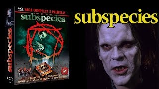 Subspecies Saga Completa BluRay  Unboxing Edición Especial [upl. by Lennahc]