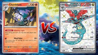 Pokemon TCG Live Twilight Masquerade Chandelure VS Dragapult EX Pidgeot EX [upl. by Fawcette]