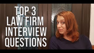 Law Firm Interview Questions  Tell Me About Yourself How to Answer [upl. by Roque]