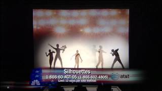 Americas Got Talent Silhouettes  Top 10 [upl. by Allit]