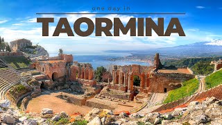 ONE DAY IN TAORMINA ITALY 🇮🇹  4K 60FPS  A wonderful place on the east coast of Sicily [upl. by Imhsar]