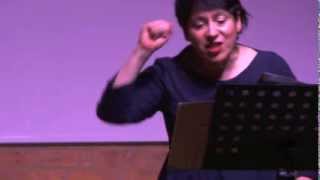 LORE LIXENBERG  quotTa Cathy ta quittéquot recital for Cathy Berberian extracts [upl. by Amatruda]