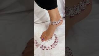 Latest bridal silver Payal design  payaldesigns bridalpayaldesign shortvideo [upl. by Milde907]