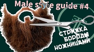 Frisor Male style guide 4 quotКак подстричь бороду ножницами в домашних условияхquot [upl. by Atcliffe66]