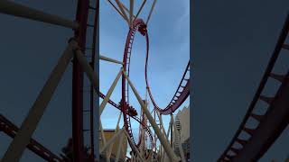 Rip Ride ROCKIT High FOV Angle of NonInverting Loop ripriderockit universalorlando halloween [upl. by Lindley]