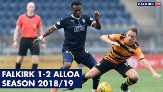 Falkirk 12 Alloa Athletic  201819 [upl. by Drofniw]