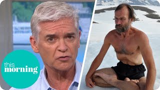 Wim Hof Reveals The Secret To Hangover Cure In 20 Minutes  This Morning [upl. by Nachison428]