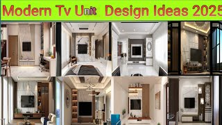 Modern TV Unit Ideas 2025 Stylish TV Units Design TV Cabineta Design Doleconstructiion [upl. by Beatty]