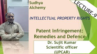 Patent Infringement Remedies and Defence [upl. by Osbourn]