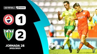 Resumo CD Trofense 12 Tondela  Liga Portugal SABSEG  SPORT TV [upl. by Kelcie]