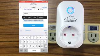 Sintron ST027 Smart Plug set up  using iPhone as an example [upl. by Annauj]