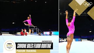 Simone Biles World Champs Floor Routine  Antwerp2023 [upl. by Arreyt]