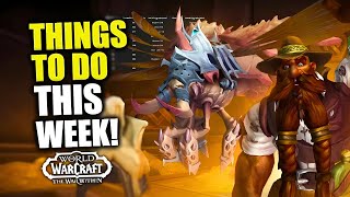 Things To Do THIS WEEK In WoW Delves Bonus Rare Mount Darkmoon Faire Timewalking amp More 1105 [upl. by Yevol]