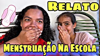 😩RELATO PRIMEIRA MENSTRUAÇÃO DA MINHA FILHAFOI NA ESCOLA [upl. by Atinar]