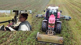 🇫🇷 Broyeur Desvoys 7m aux couverts🤩 CUMA DE PLURIEN [upl. by Anak]