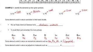 Discussing the Diatomic and Polyatomic Elements [upl. by Nali]