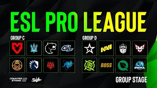 День 3  ESL Pro League Season 19  Groups C amp D  КРИВОЙ ЭФИР [upl. by Rustice]