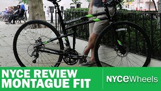 Montague Fit  Folding Road Bike Review [upl. by Yrrej]