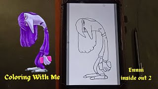 Coloring Ennui inside out 2  Drawing Art [upl. by Sadella745]