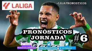 ✅ JORNADA 6 LA LIGA ✅ PRONOSTICOS y APUESTAS  ALINEACIONES PROBABLES FANTASY [upl. by Jamieson388]