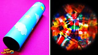 How to make a kaleidoscope  Craft Ideas  DIY [upl. by Alaikim]