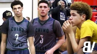 PRIME Chino Hills CHALLENGED By D1 Guards amp OVERRATED Chants Lonzo amp LiAngelo Ball TAKEOVER in 4th [upl. by Sexela]