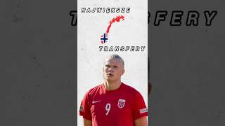 Największe NORWESKIE transfery 🇳🇴 shorts piłkanożna sport [upl. by Cutty790]