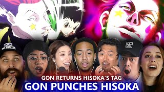 Gon vs Hisoka  HxH Ep 35 amp 36 Reaction Highlights [upl. by Enneiviv663]