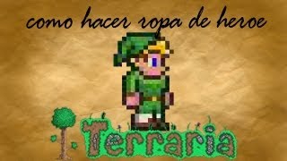 como hacer ropa de heroe terraria [upl. by Yra]