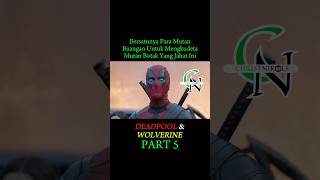 Terbentuknya koloni mutan buangan shorts deadpool film movie review [upl. by Hofmann]