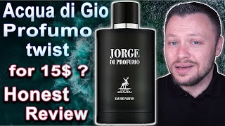 Jorge di Profumo Maison Alhambra  Honest Review [upl. by Towbin]