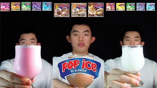 KOMPILASI MUKBANG BERBAGAI RASA MINUMAN SERBUK POP ICE [upl. by Nitsugua]