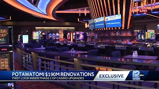 Potawatomi Casino Hotel grand renovation opening in Milwaukee [upl. by Onateag]