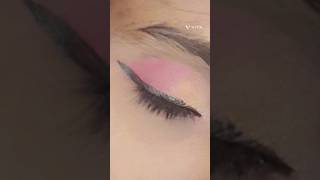 Pink Golden eye makeup tutorialtrendingshorts youtubeshorts eyemakeup beautytutorial [upl. by Yecart]