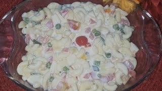 Creamy Pasta Salad Recipe  Cold Pasta Salad Recipe  Macroni Salad Recipe  Rab Razi Ho [upl. by Garret]