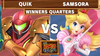 Kongo Kickoff  myR  Quik Samus Vs eUnited  Samsora Peach Winners Quarters  Smash Ultimate [upl. by Letti]