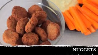 Nuggets vegetales con soja texturizada receta vegana [upl. by Benetta961]