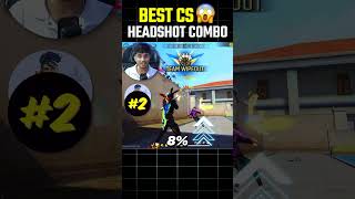 Best Headshot Character Combination for CS Rank 🔥🤫 Free Fire shorts  FireEyes Gaming [upl. by Idnor310]