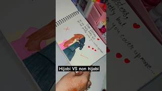 Hijabi vs Non hijabi 💖  hijab inspiration by sabaKajahaan hijabstyle hijabfashion outfitideas [upl. by Nahsaj]