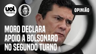 Moro declara apoio a Bolsonaro no 2º turno Contra projeto do PT Joel Pinheiro Lamentável [upl. by Ofloda141]