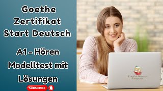 Listening Practice for Goethe A1 Real Exam Questions amp Solutions  Goethe Zertifikat 2024 [upl. by Enawyd]