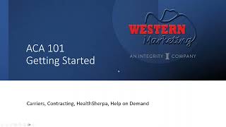 ACA 101 and Health Sherpa Walkthrough [upl. by Eudo]